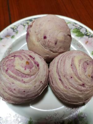 紫薯蛋黄酥的做法 步骤11