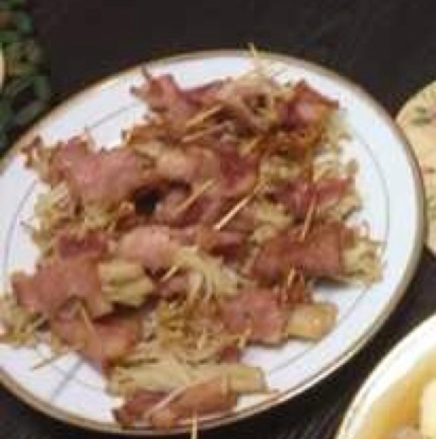 视频菜谱：金针菇培根卷