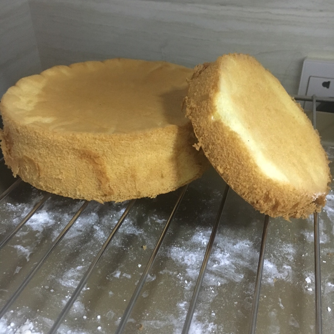 6寸戚风蛋糕（2蛋）