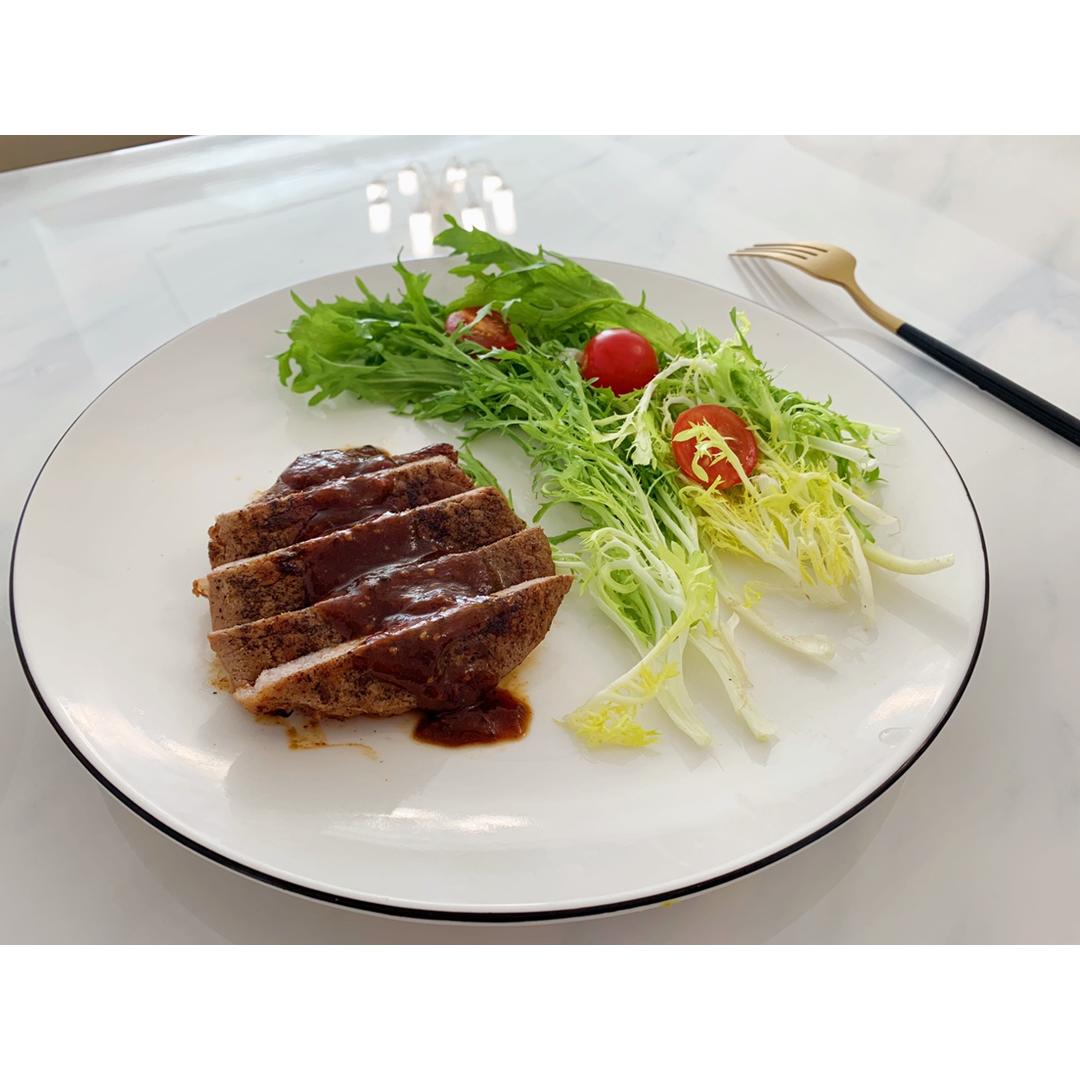 橄榄油煎牛排