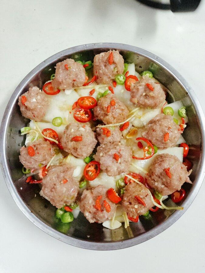 肉丸蒸冬瓜