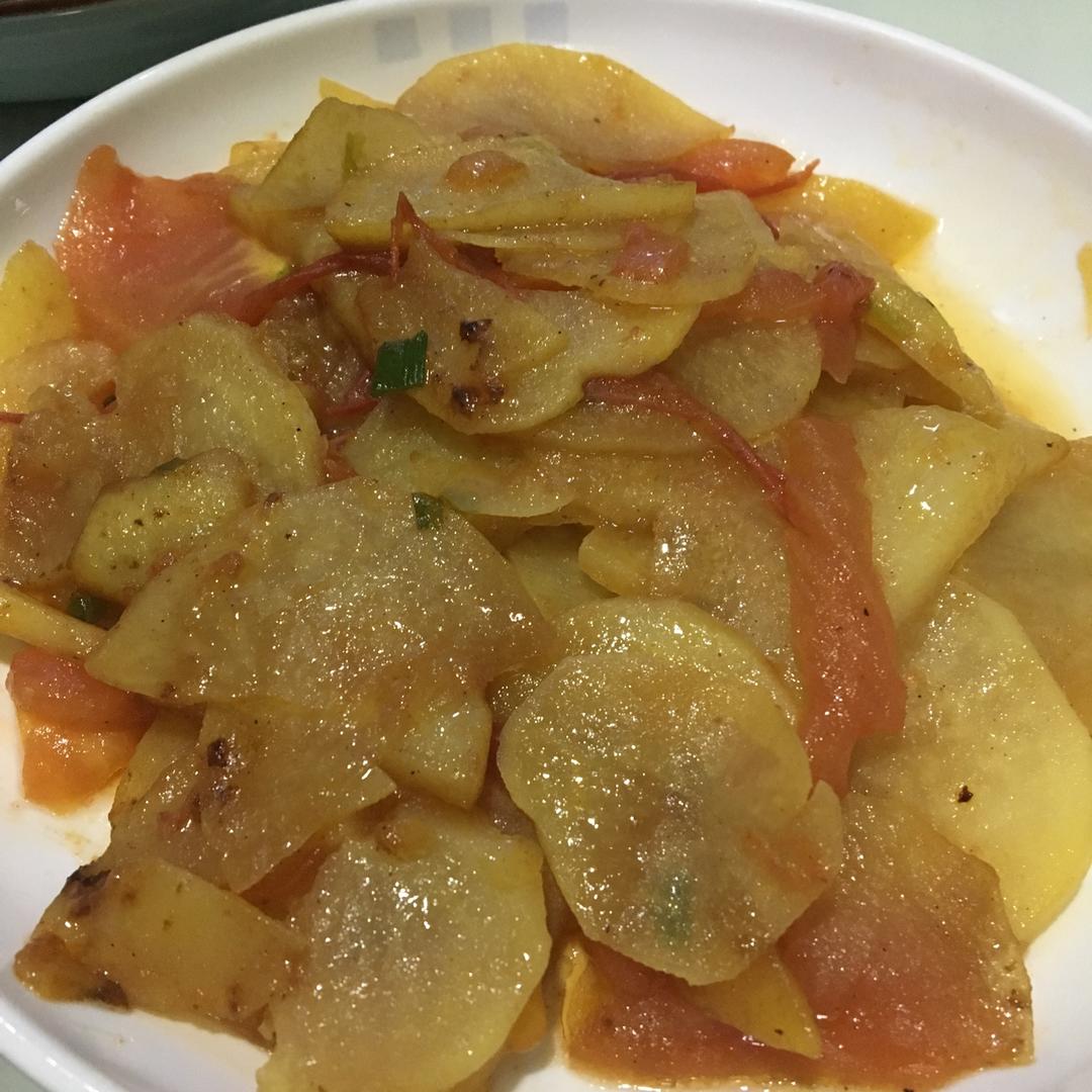 西红柿炒土豆