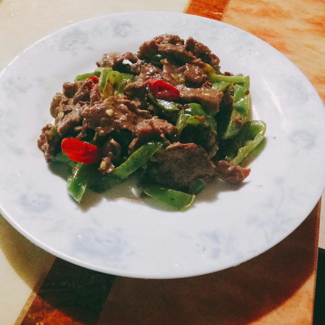 尖椒炒牛肉