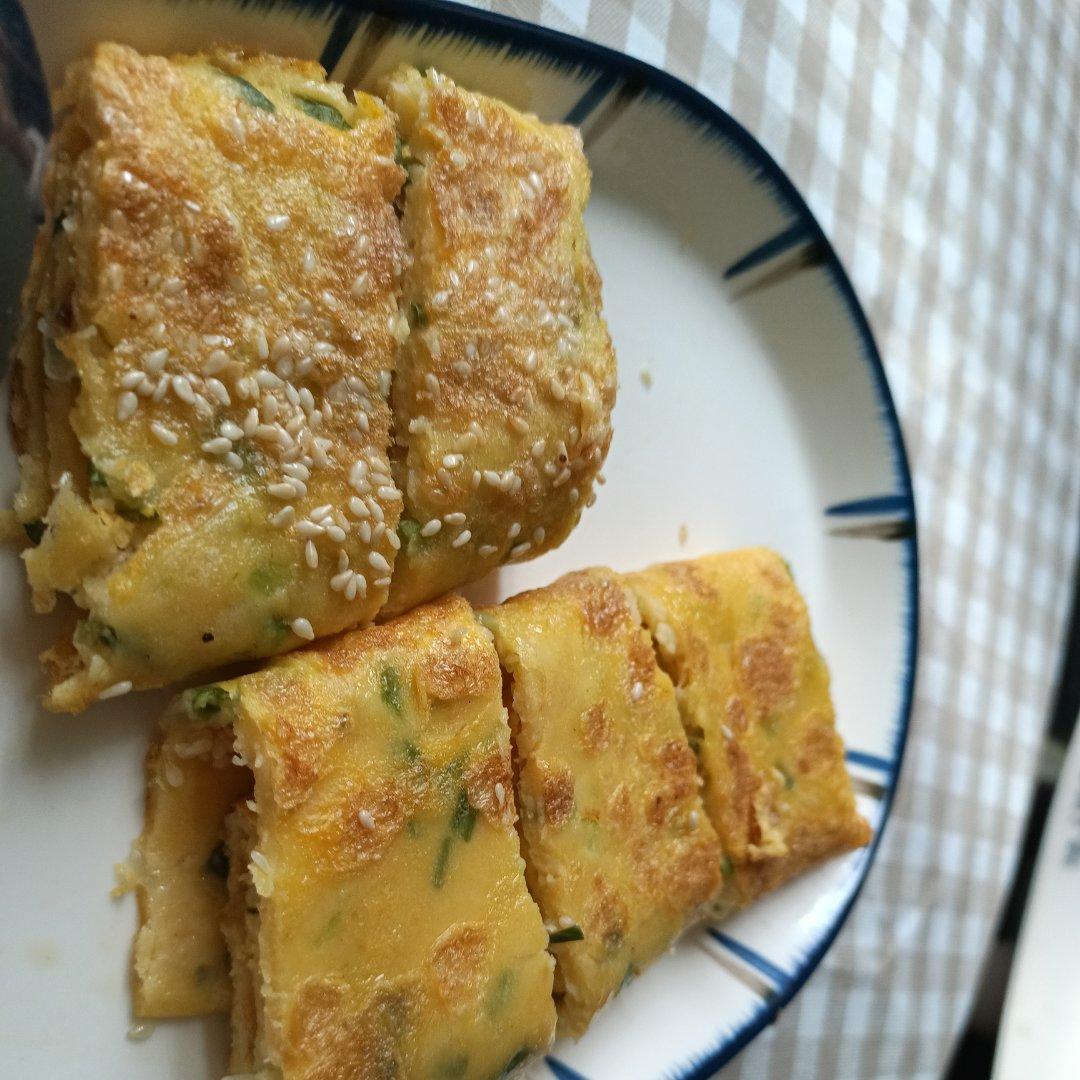 明天早餐就做这个～营养早餐鸡蛋饼哦