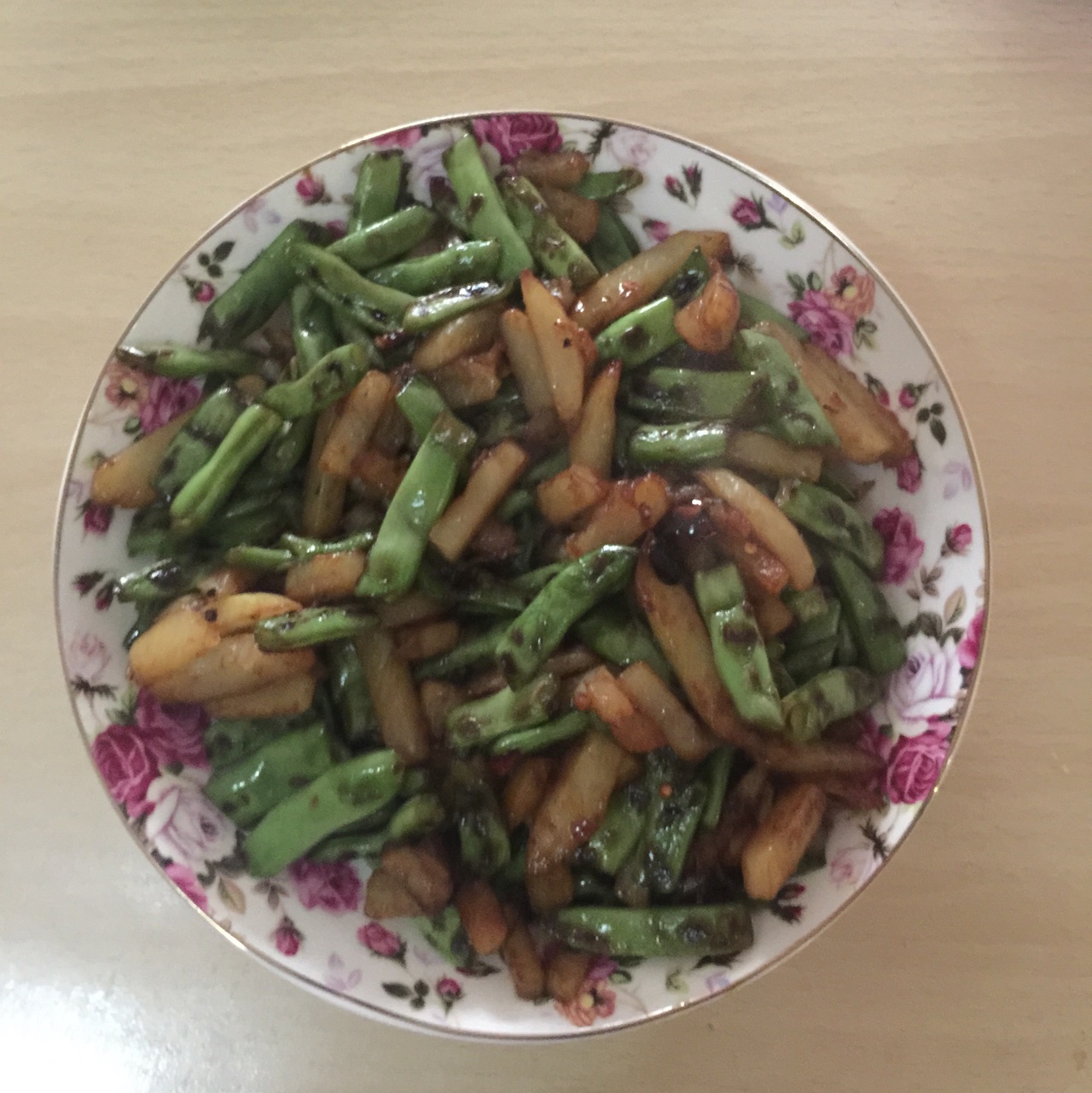 干煸豆角土豆