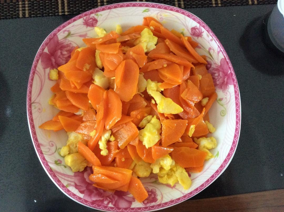 孤独的美食家-胡萝卜炒蛋