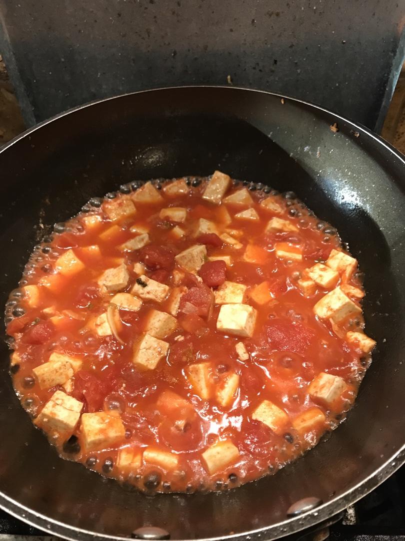番茄烧豆腐