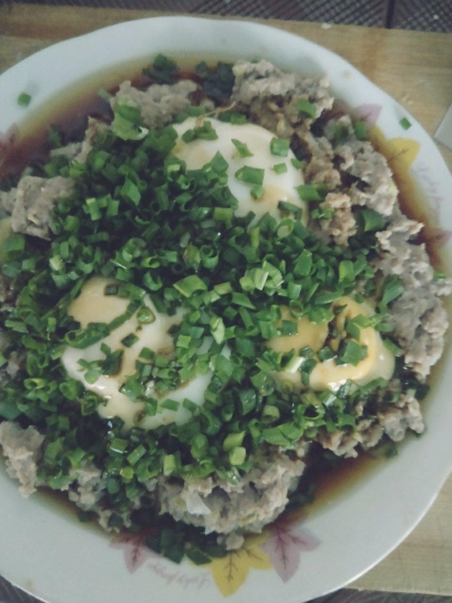 蛋蒸肉
