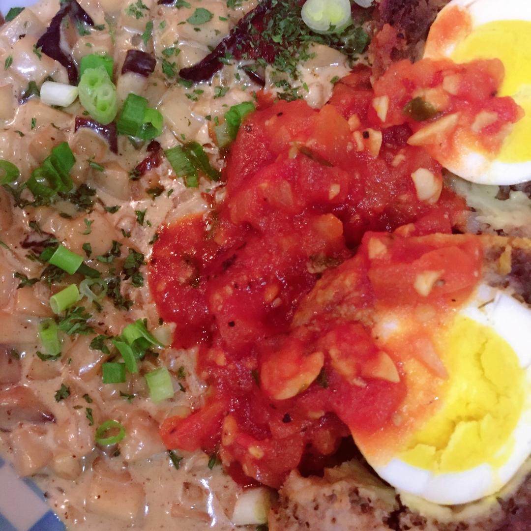 苏格兰蛋配白汁蘑菇【食材包操作说明】