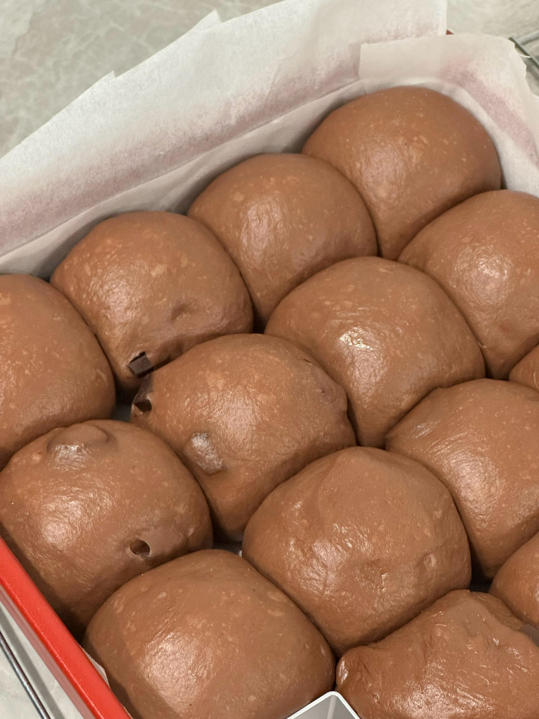 双重巧克力爆浆小餐包