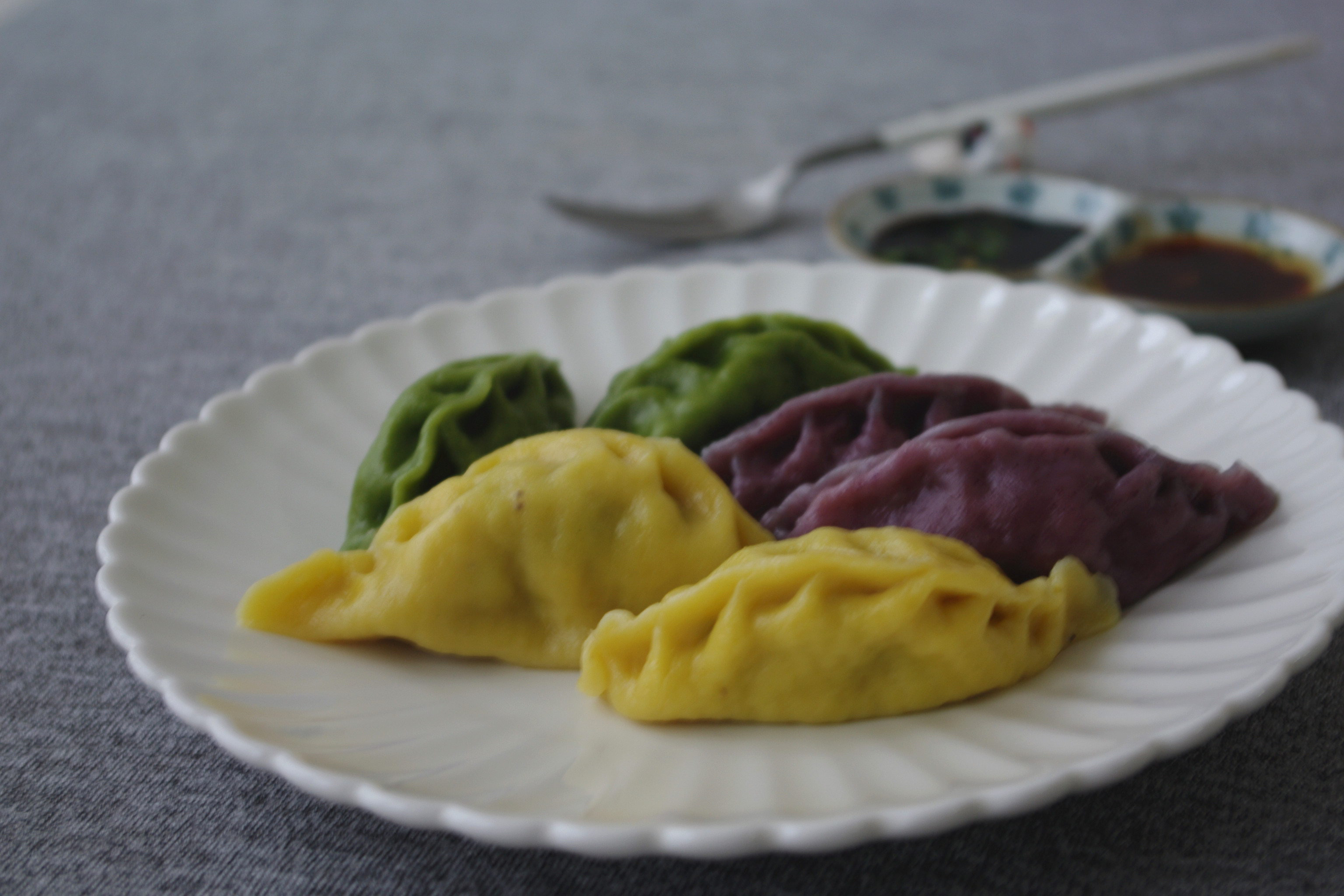 彩色饺子——味达美版的做法 步骤8