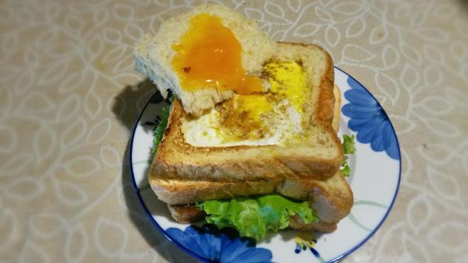 面包煎蛋的做法
