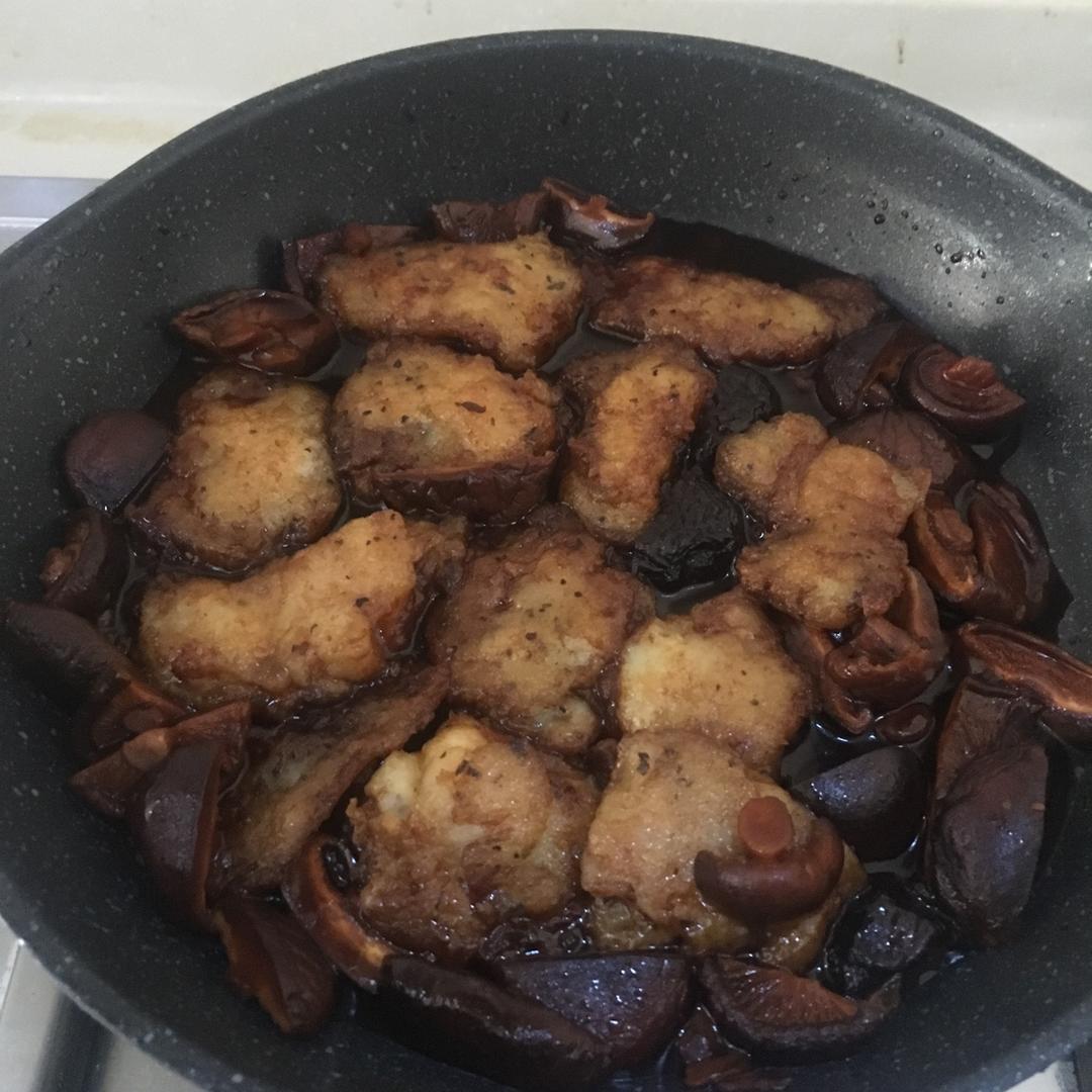 冬菇面筋龙利鱼