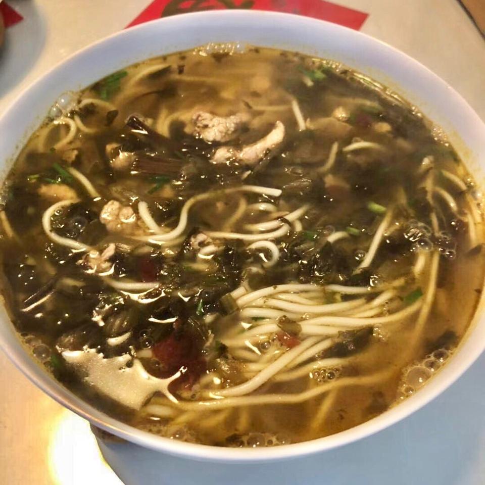 雪菜肉丝面