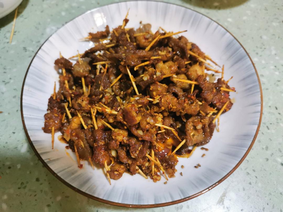 好吃到没朋友的牙签肉