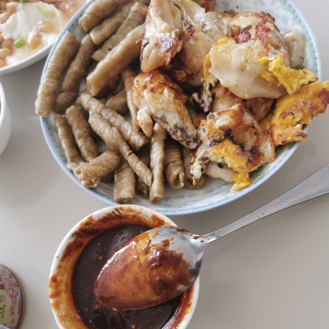 秒杀路边摊外酥里糯脆皮烤年糕