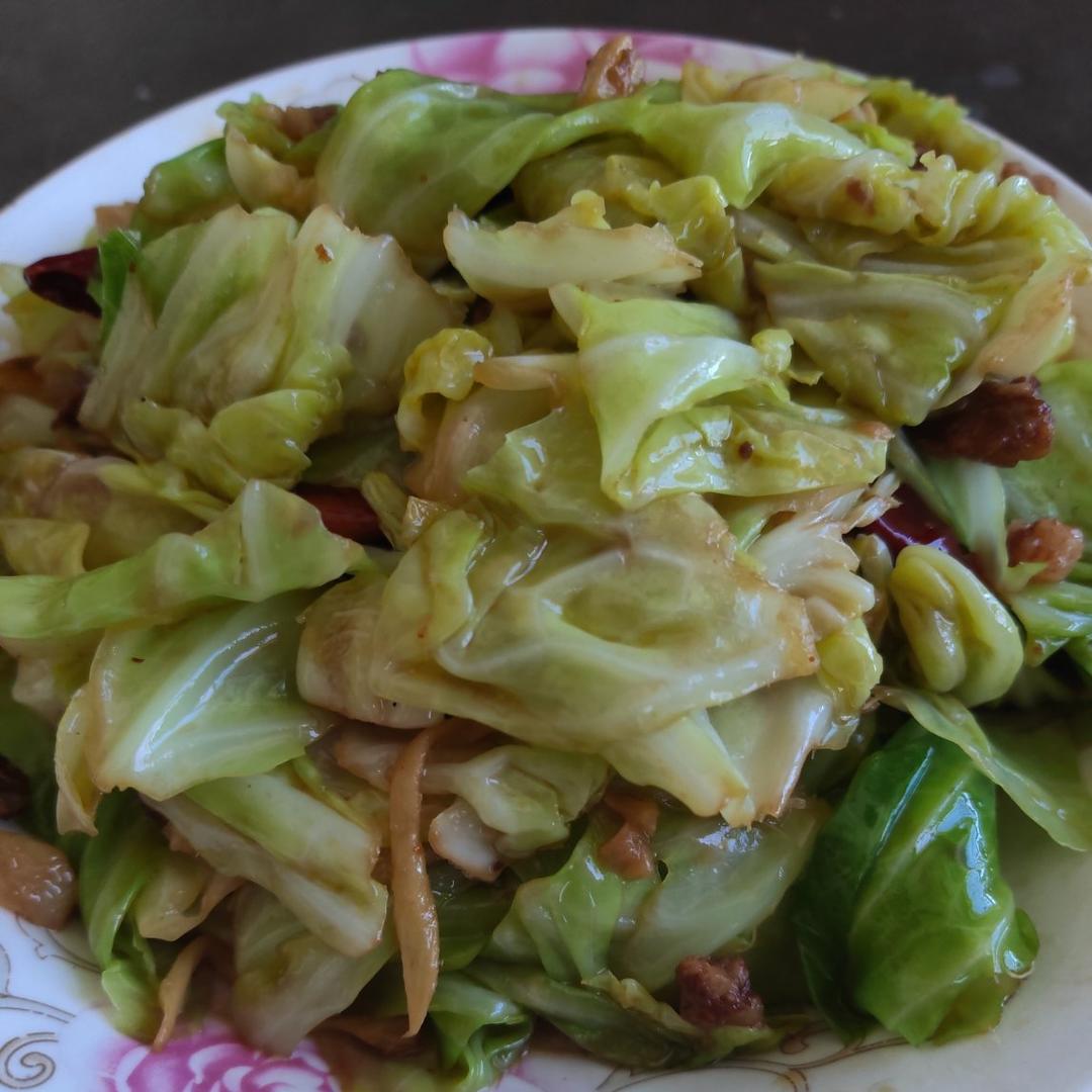 这么炒包菜，吃到空碗