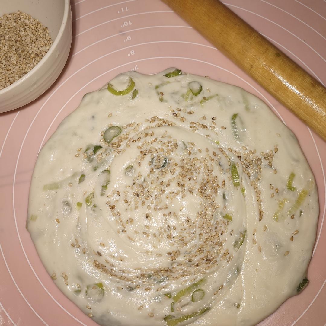 烙一次吃一个月葱油饼/香葱大饼