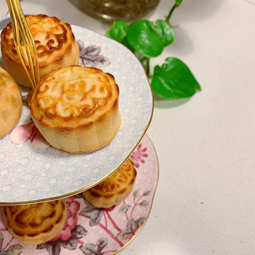 流心奶黄月饼（无吉士粉/转化糖浆版本）【曼食慢语】