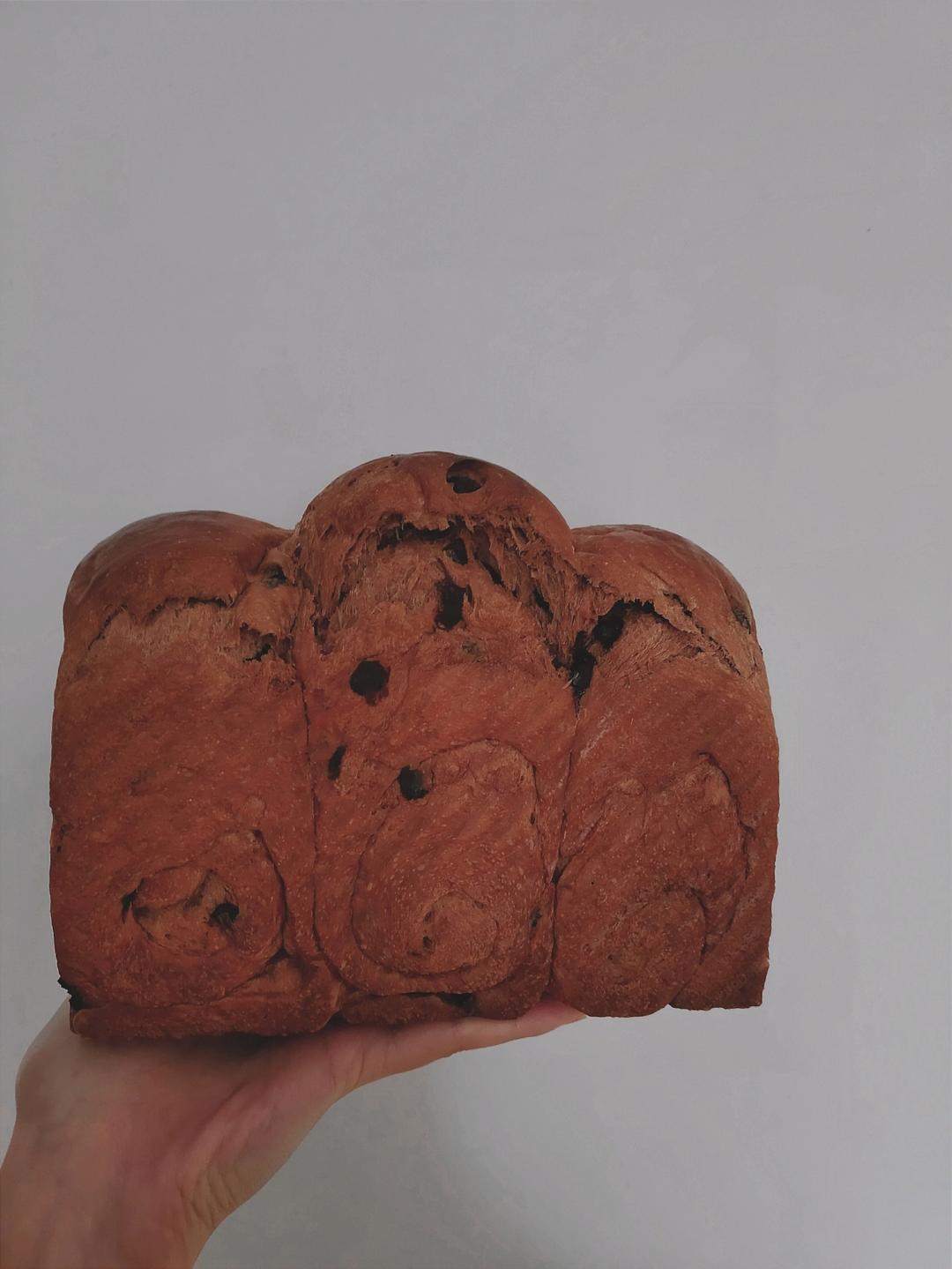 奶油巧克力吐司