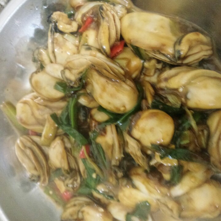 葱姜酱炒生蚝