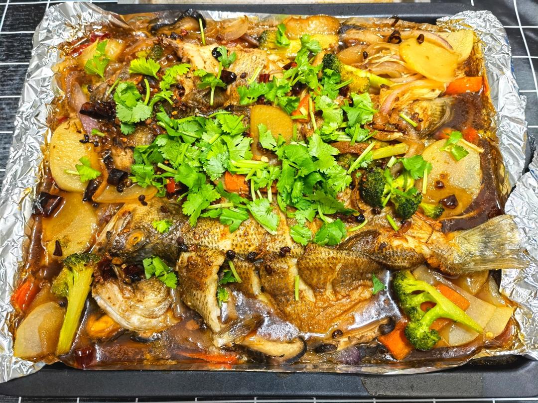 家庭烤箱版烤鱼