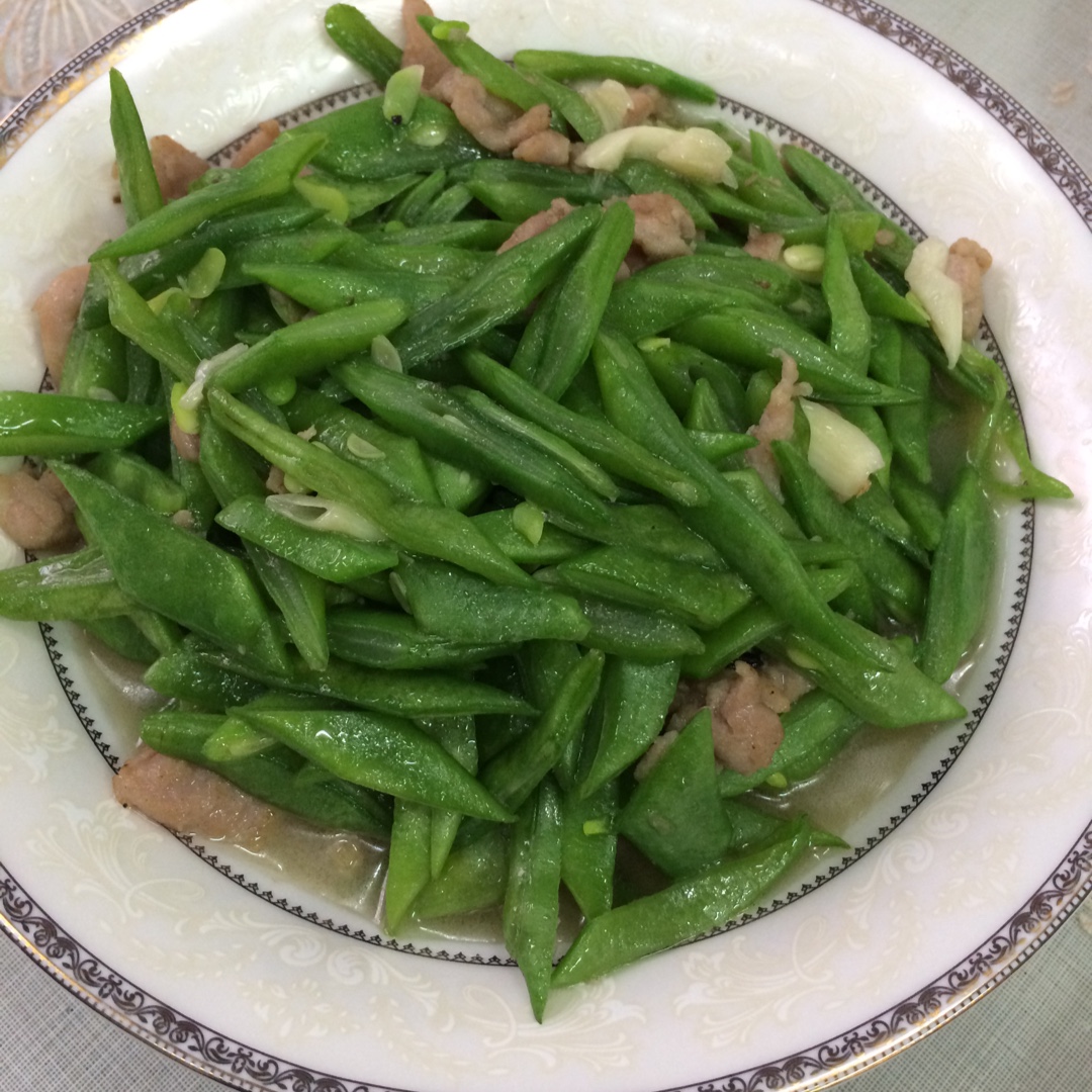 芸豆炒肉丝