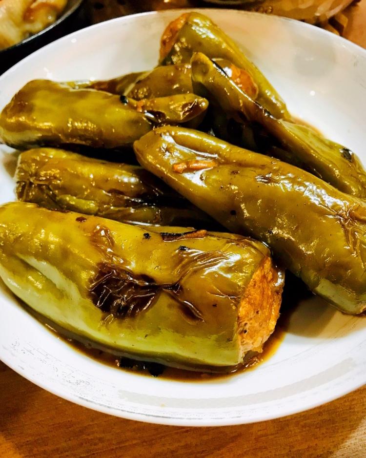 虎皮尖椒酿肉