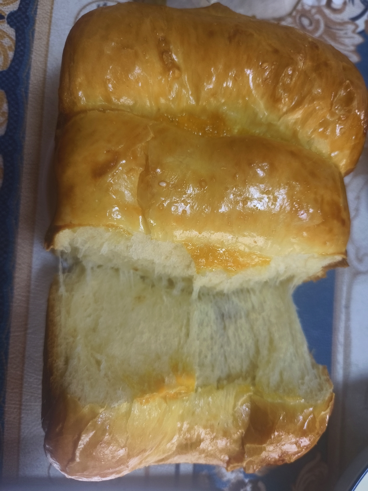柏翠面包机-超软拉丝吐司面包一次性发酵