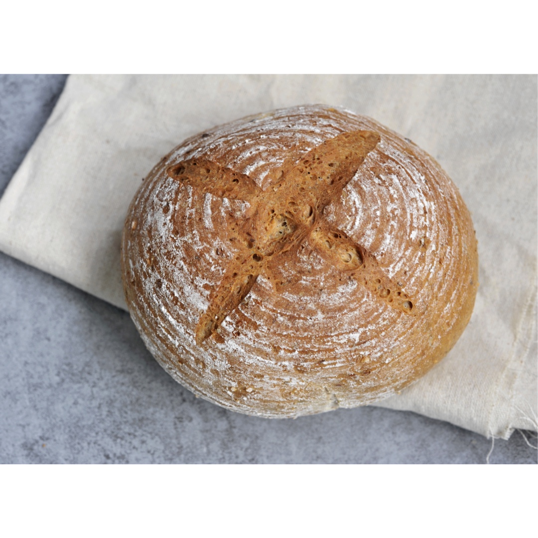 无油全麦乡村面包