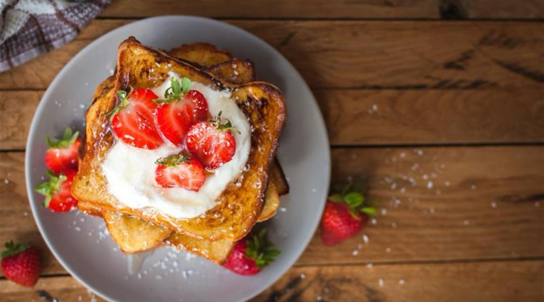 跟🇮🇹老师学做饭 | 草莓法式吐司 French Toast with Strawberries