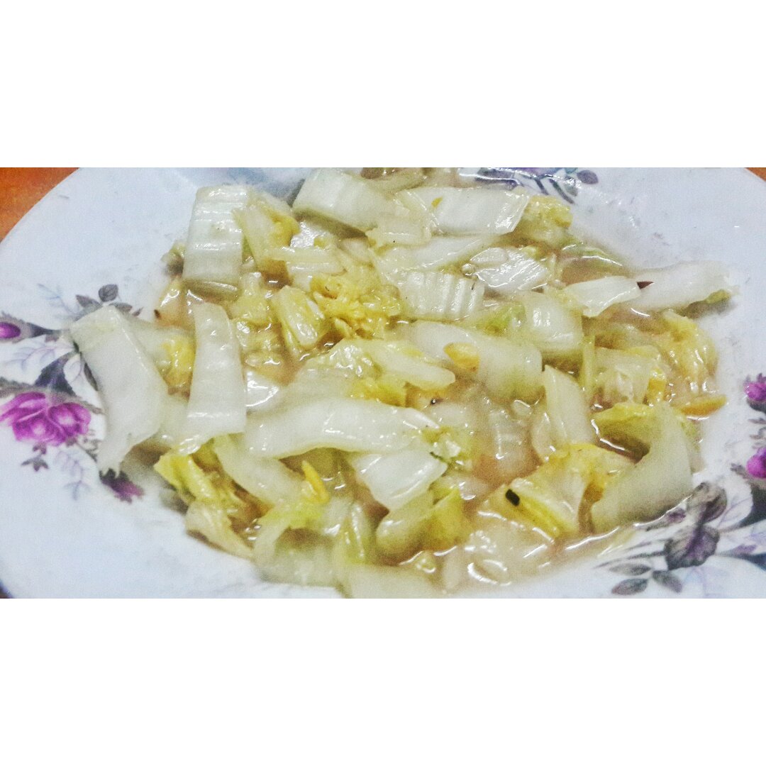 食物本身的味道—清炒白菜