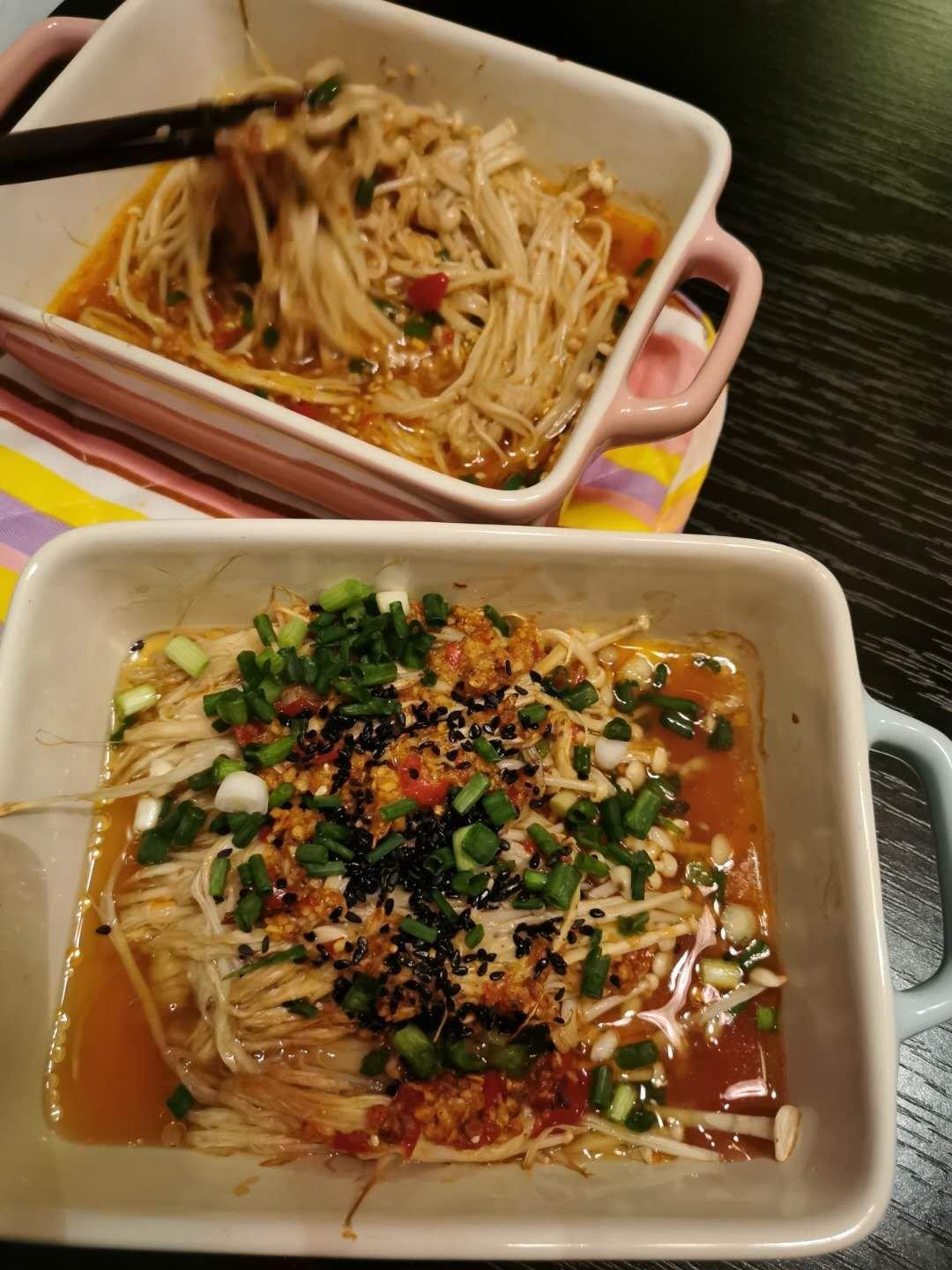 蒜蓉烤金针菇（烤箱版）