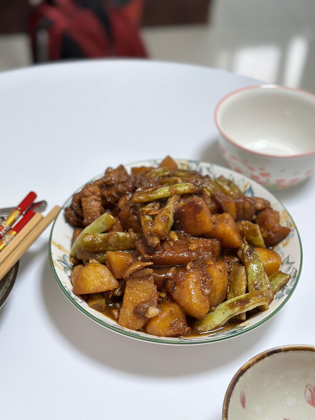 五花肉炖芸豆土豆 Pork Belly with B&P