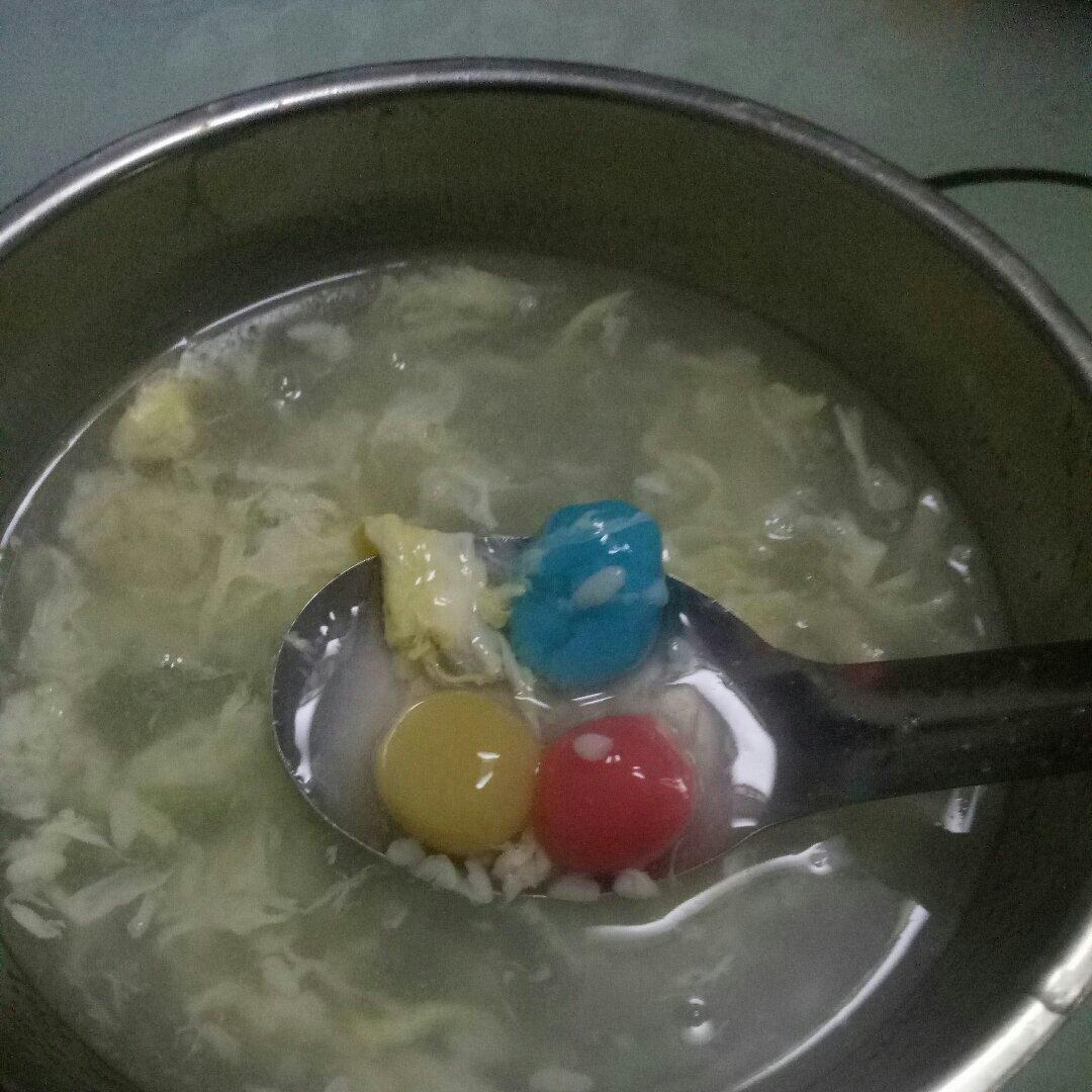 蛋花酒酿圆子
