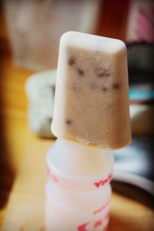 bearjty做的牛奶红豆冰棍