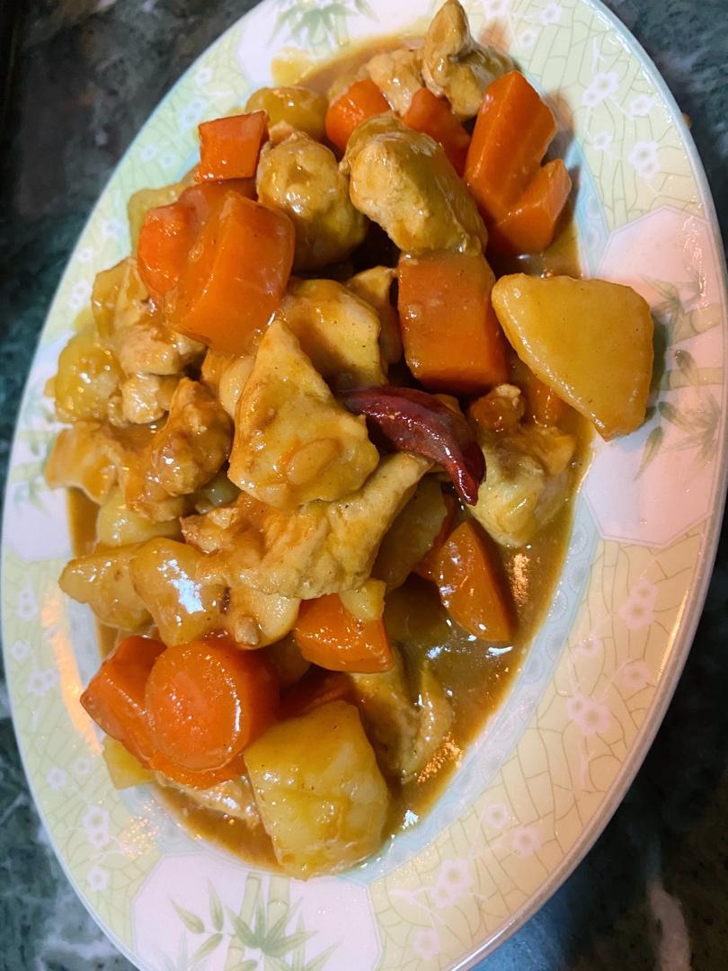 土豆咖喱鸡肉