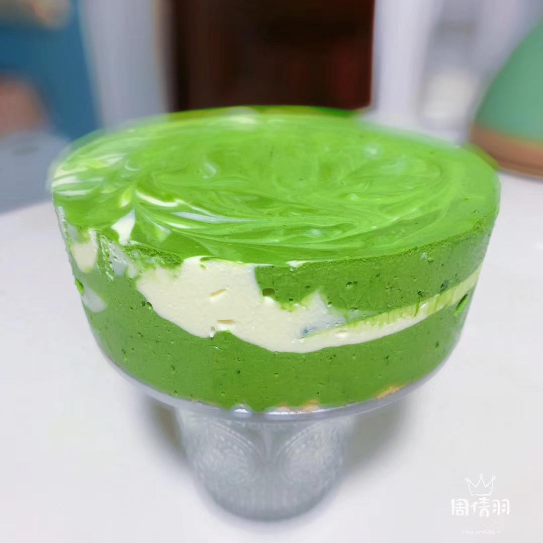 抹茶大理石慕斯