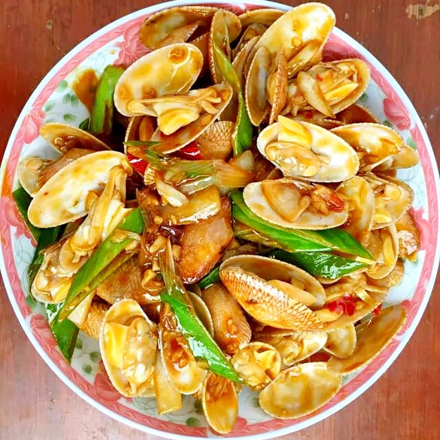 手机用户72119pmo做的蒜香炒花甲