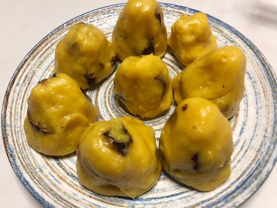 奶香枣窝头