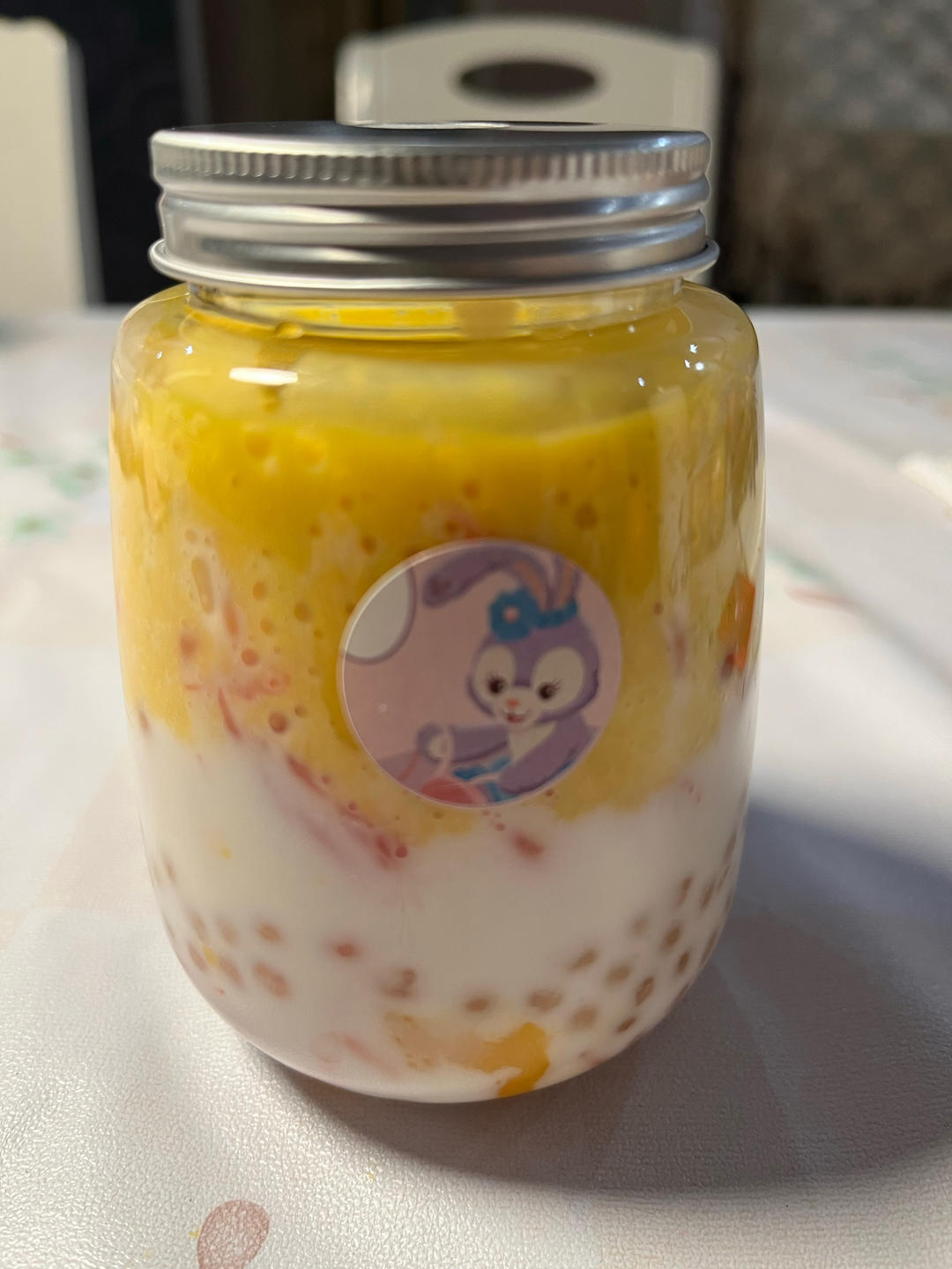 港式甜品——杨枝甘露(芒果西米露)附芒果花切法
