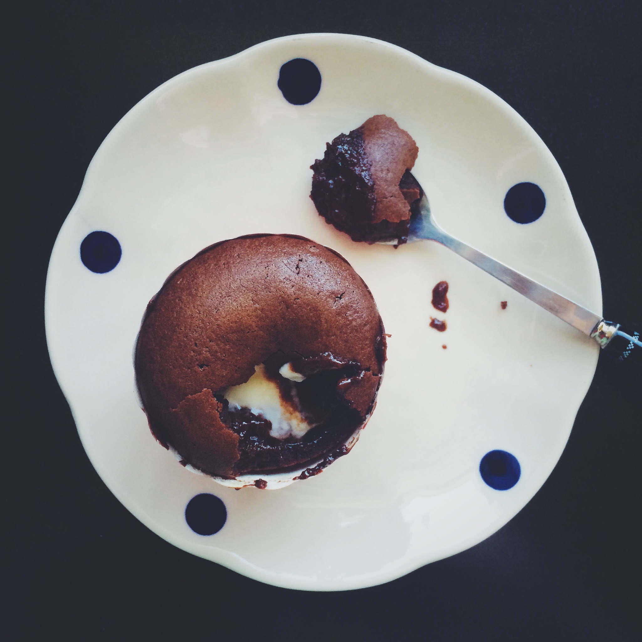 给妹子群的巧克力熔岩蛋糕