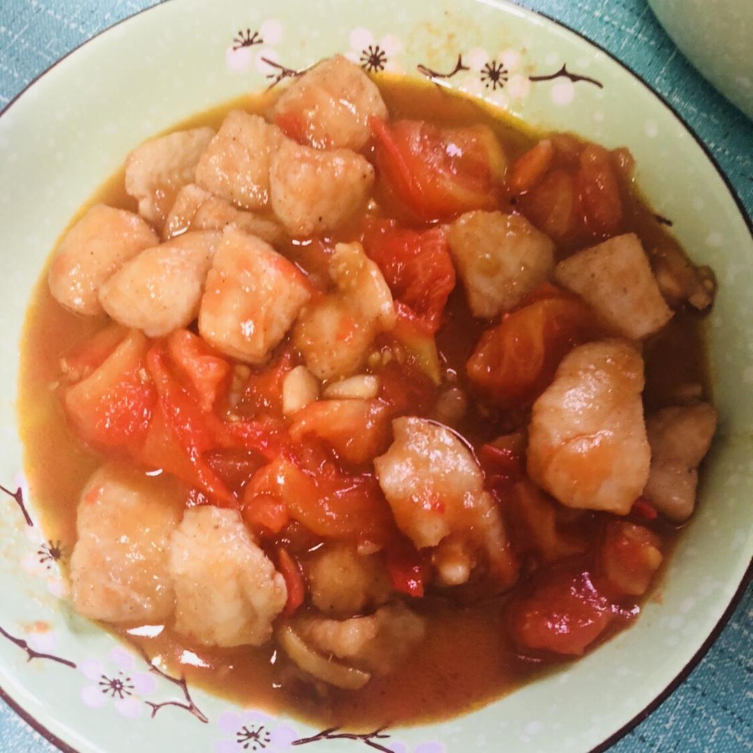 番茄龙利鱼豆腐汤