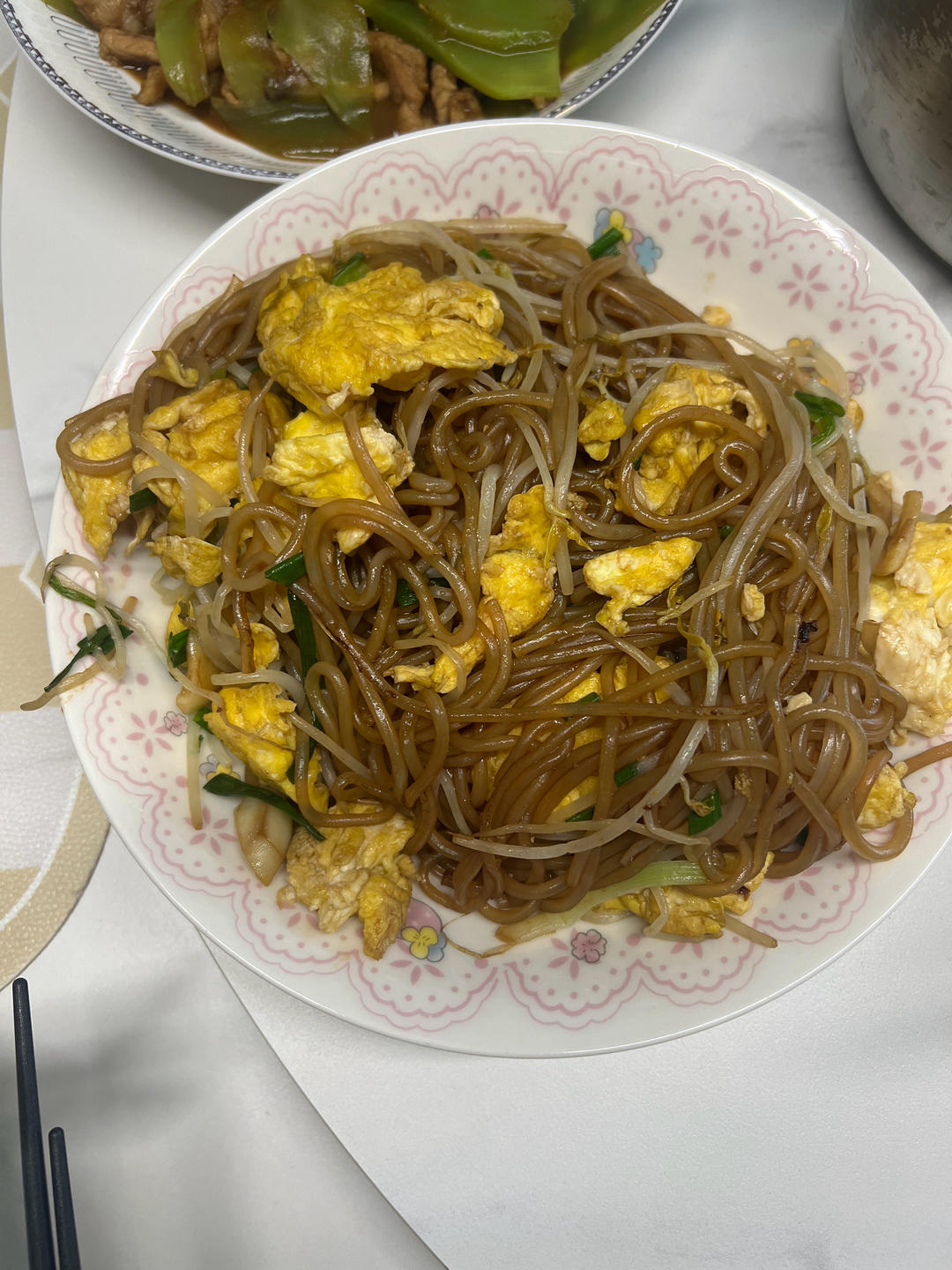 豆芽炒粉条