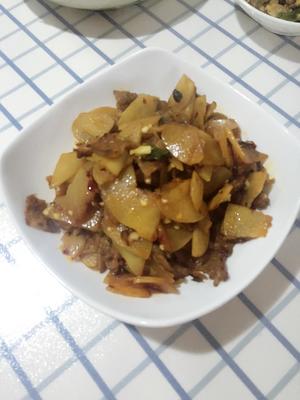 土豆片炒牛肉的做法 步骤7