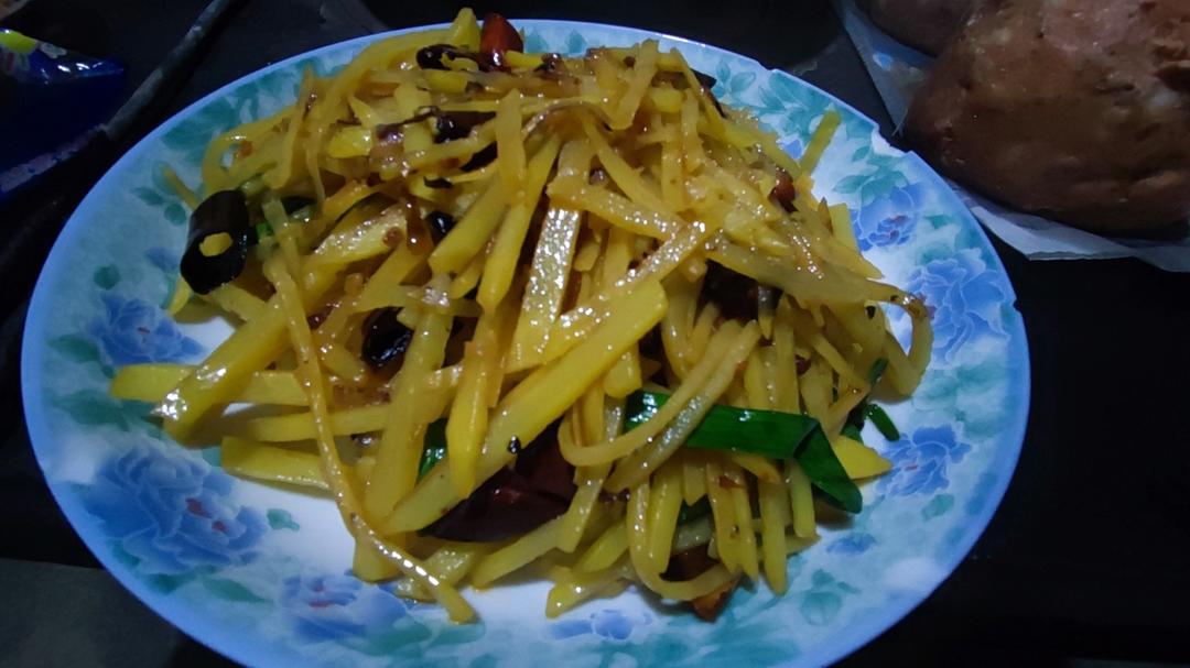 家常炒土豆丝