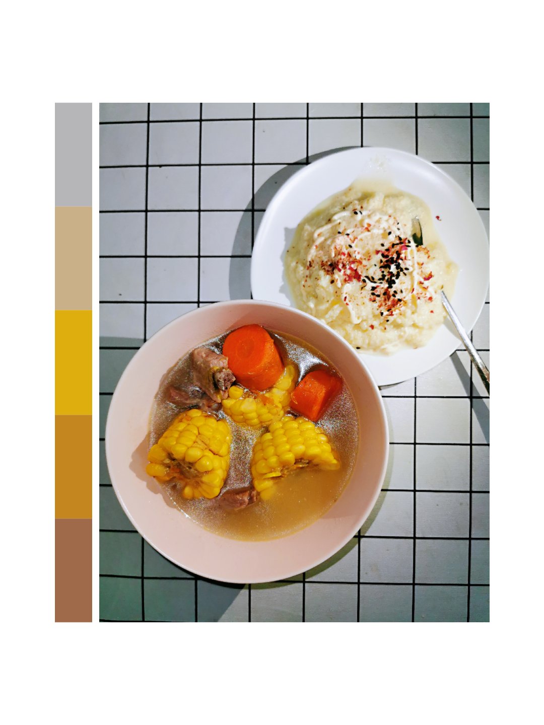 胡萝卜甜玉米排骨汤