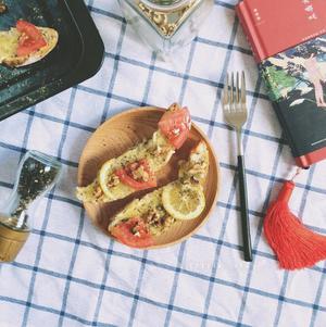 【食帖】小清新版复古番茄奶酪吐司的做法 步骤5