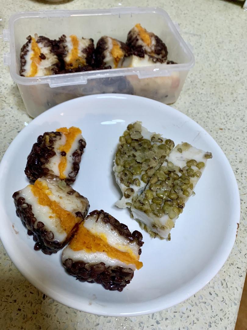 软糯香甜～南大门同款蜜薯夹心红豆糕