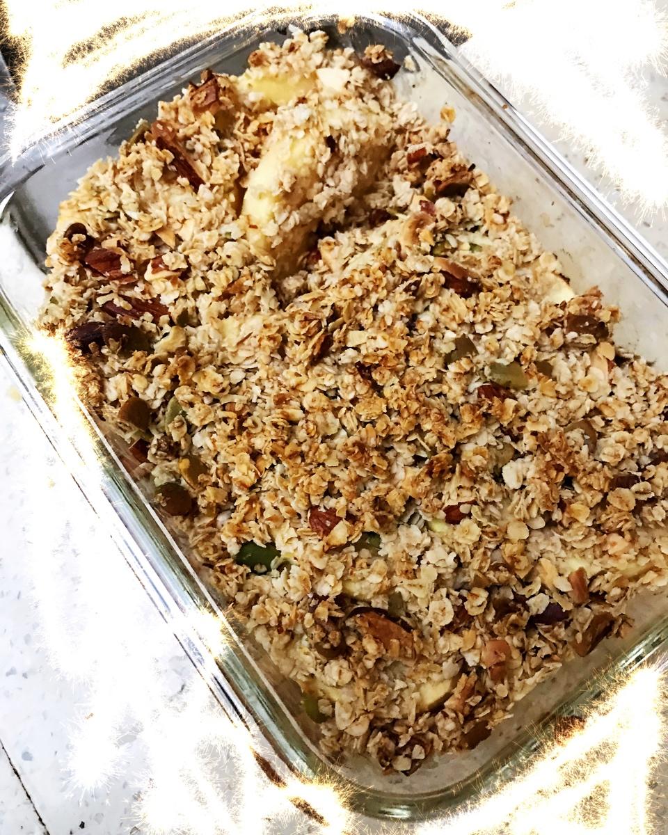 【超模食谱】健康甜点-烤苹果脆 Apple Crisp